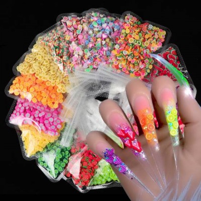 2021the New Fruit Nail Art Wholesale Supplies Jewelry Stone Gem 3d Nail Art Decorations Design Crystals Wholesale